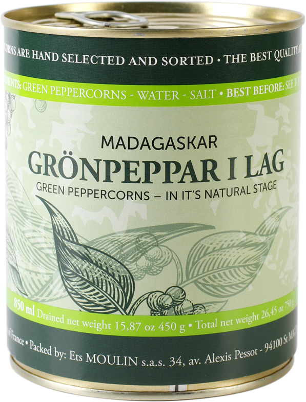 Grönpeppar i lag 450 g | Werners Gourmetservice