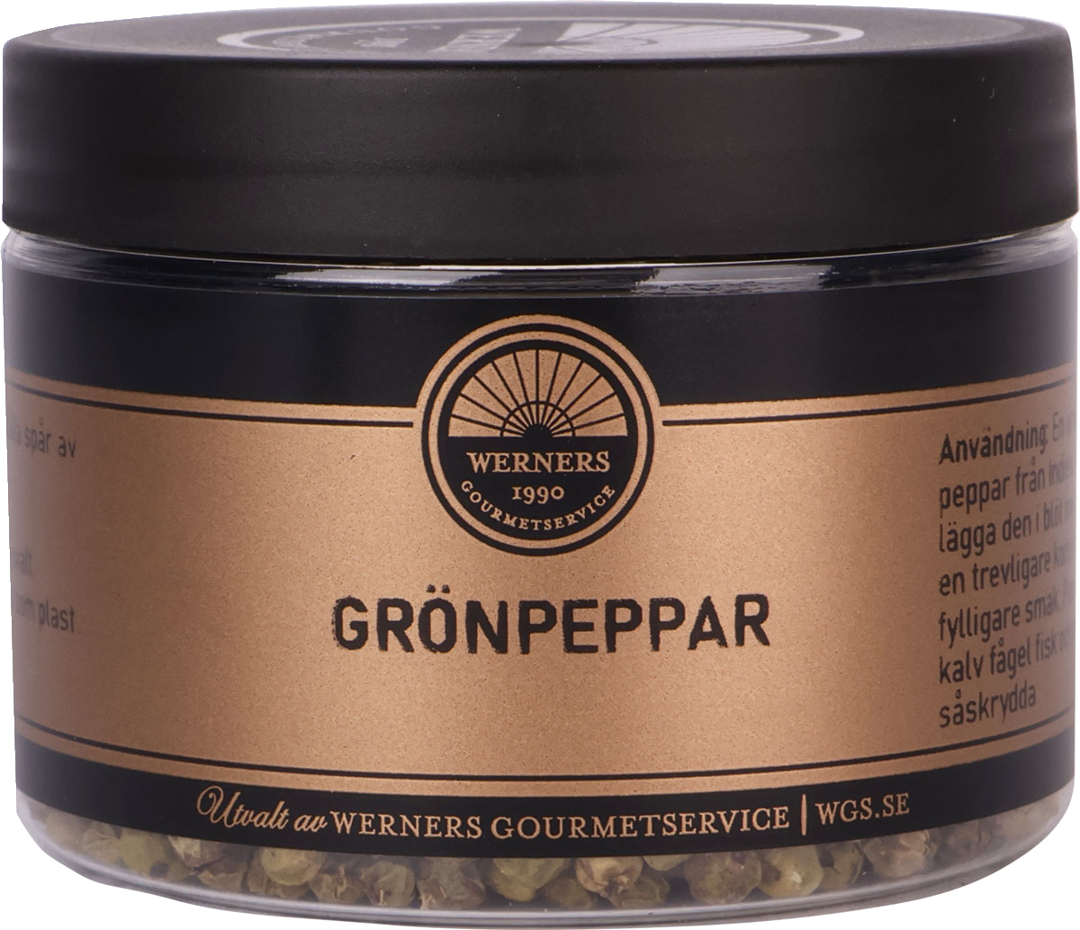 Grönpeppar hel 45 g | Werners Gourmetservice
