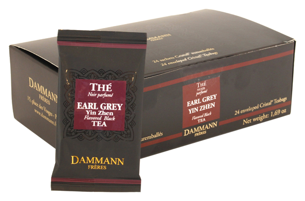 DAMMANN FRERES - Earl Grey Yin Zhen Black Tea - 24 wrapped crystal