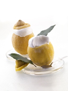 Bild på Citronsorbet i skal 100g BUTIK