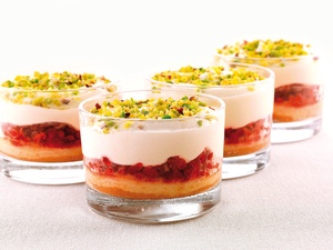 Bild på Mascarpone hallon i glas 12x90 g