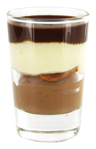 Bild på Vit Mörk chokladganache i glas 48x44,5 g