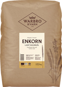 Bild på Enkorn ljus guldmjöl Warbro KRAV 12,5 kg