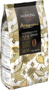 Bild på Feves Araguani mörk chokladpellets 72% 3 kg