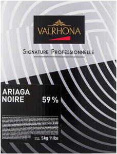 Bild på Valrhona Ariaga mörk chokladpellets 59% 5 kg