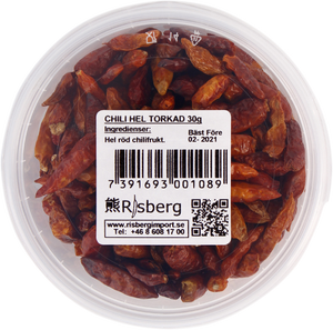 Bild på Chili torkad hel Piripiri 30 g