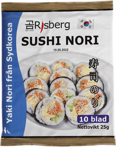 Bild på Nori sjögräsblad 10st á 2,5 g