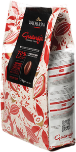 Bild på Feves Guanaja Grand Cru mörk chokladpellets 70% 3 kg