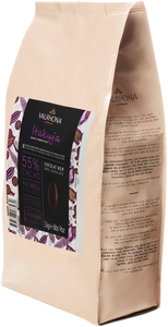 Bild på Feves Itakuja mörk chokladpellets 55% 3 kg