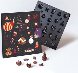 Bild på Valrhona julkalender svart