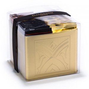Bild på Te box guldfärgad inkl 32 tepåsar