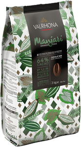 Bild på Feves Manjari Grand Cru mörk chokladpellets 64% 3 kg