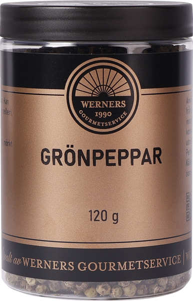 Grönpeppar hel 120 g