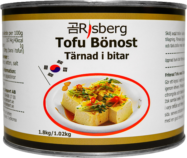 Tofu Hård Bitar 1,8/1,0 kg