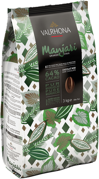 Feves Manjari Grand Cru mörk chokladpellets 64% 3 kg