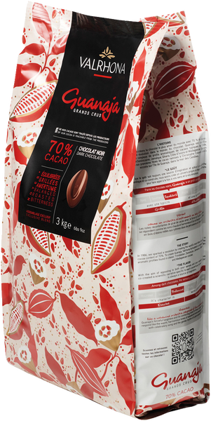 Feves Guanaja Grand Cru mörk chokladpellets 70% 3 kg