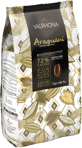 Feves Araguani mörk chokladpellets 72% 3 kg