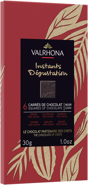 Presentask chokladbitar 6 olika sorter 6x5g 30 g