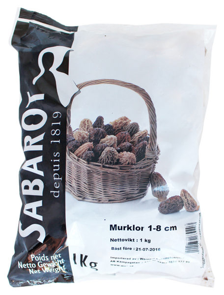 Toppmurklor 1-8 cm 1 kg