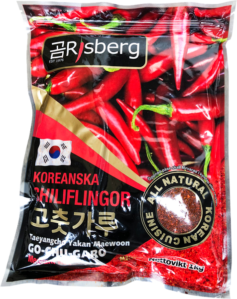 Koreanska chiliflingor 1 kg