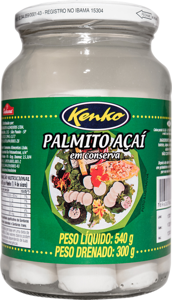 Palmmärg i vatten 540 g