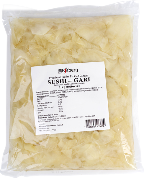 Gari Ingefära naturell 1 kg