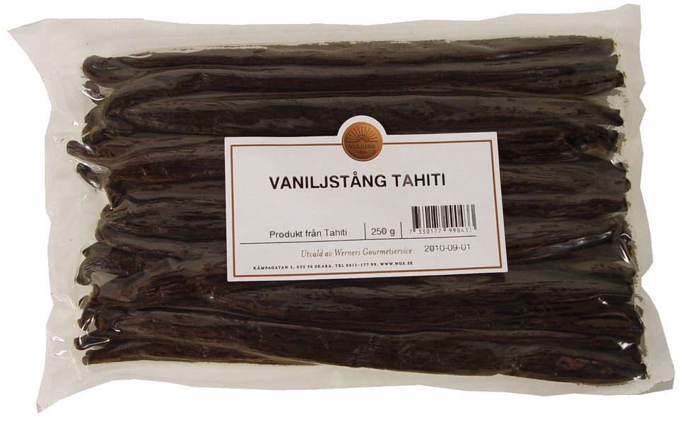 Vaniljstång Tahiti 250 g