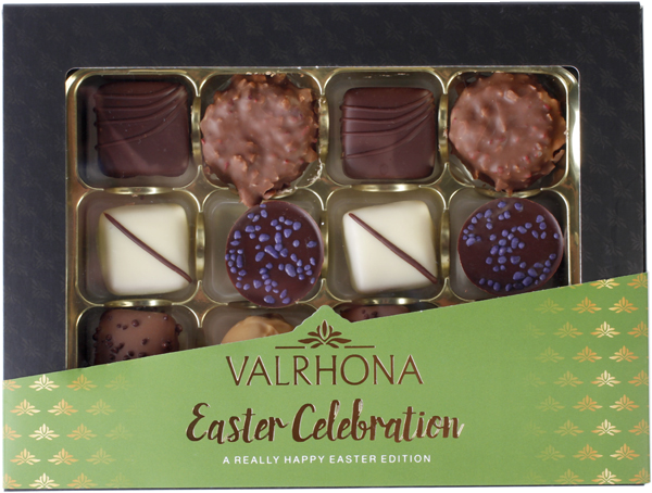 Valrhona pralinask 12 praliner Påsk