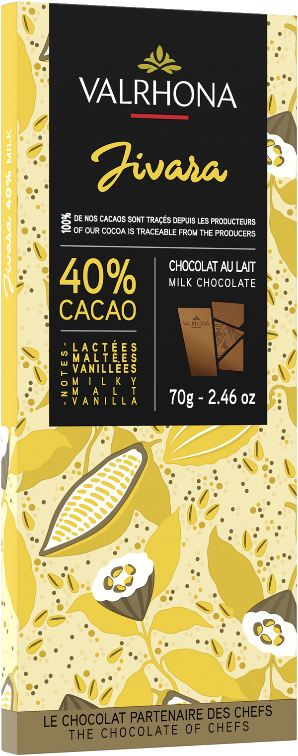 Valrhona Jivara 40% kaka 70 g