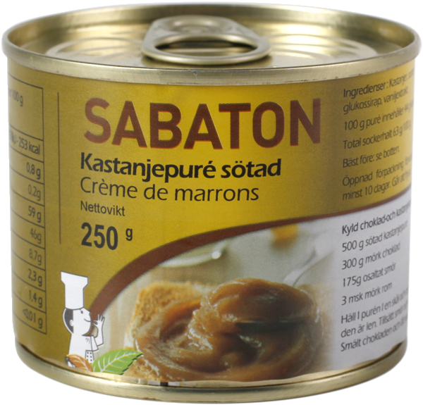 Kastanjepuré sötad 250 g