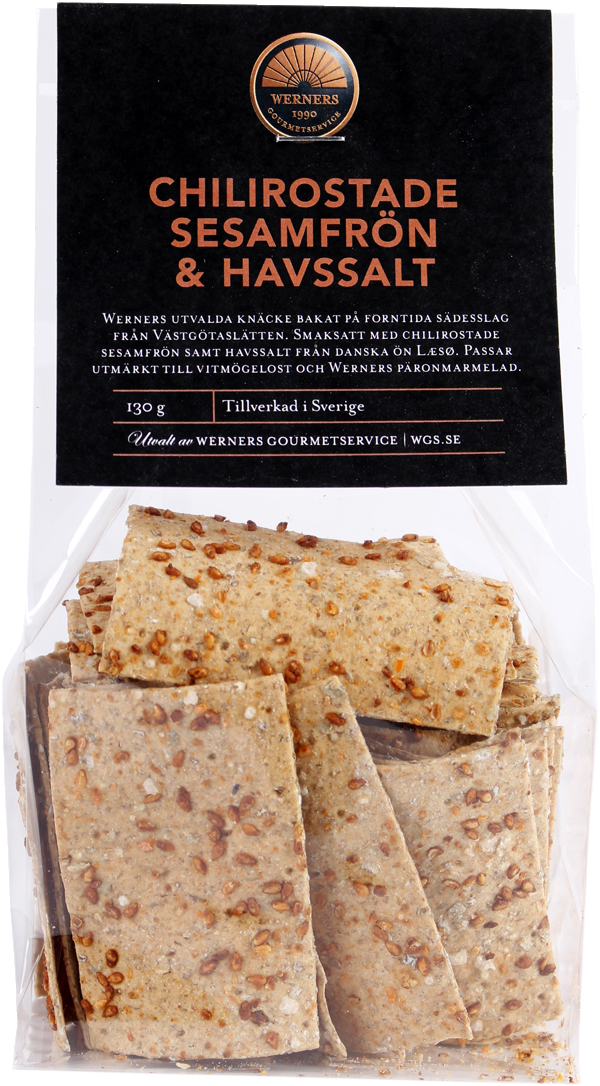 Knäcke Chilirostade sesam 130g