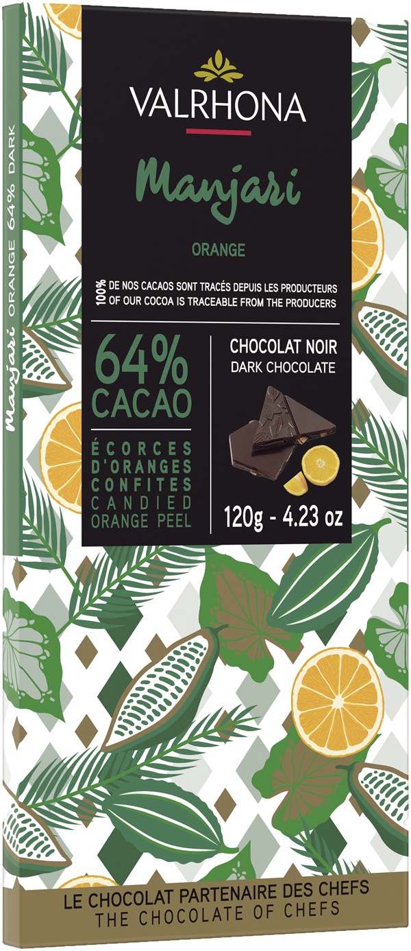 Manjari Orange 64% kaka 120 g